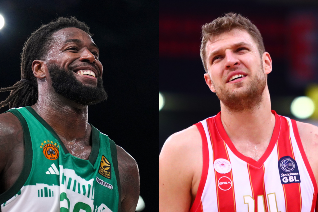 Euroleague: Ολυμπιακός και Παναθηναϊκός με Super Ενισχυμένες σε Βεζένκοφ και Λεσόρ στη Stoiximan